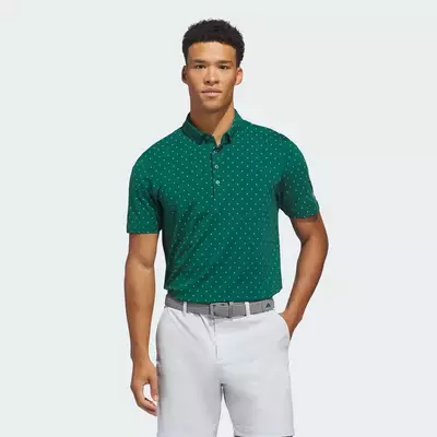 adidas Đánh gôn ÁO POLO ULTIMATE365+ MICRO PRINT Nam màu xanh lá KB3727