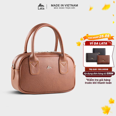 Túi Lata (Thời trang nữ basic phối quai xách - Túi xách da TX33)