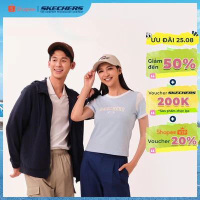 Áo Khoác Có Nón Unisex Skechers Skechers Authentic Iconic Hooded Jacket - SL226U228-002Z