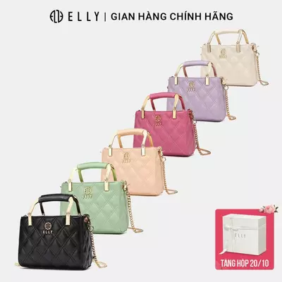 Túi xách nữ thời trang ELLY EL349 túi đeo chéo đeo vai xách tay da tổng hợp cao cấp