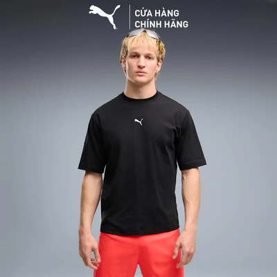 Áo Thun Thời Trang PUMA Nam RUN CULTURE COLLECTIVE Tee Black Màu Đen