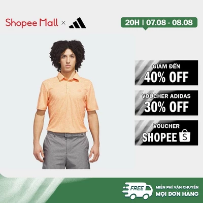 [Duy nhất 8.8 - VOUCHER 30%]adidas Đánh gôn ÁO POLO ULTIMATE365 FEATHER PRINT Nam trái cam KR9520