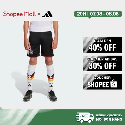 [Duy nhất 8.8 - VOUCHER 30%]adidas Football Germany 26 Home Kids Shorts Men Black JZ4562