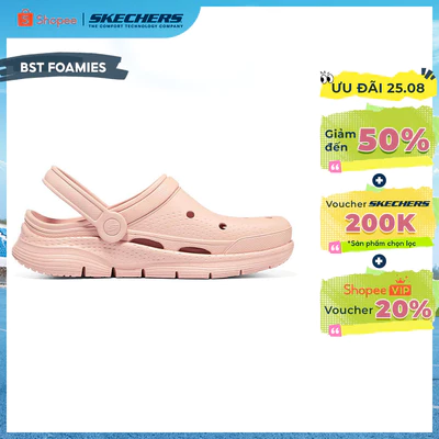 Giày Clog Nữ Skechers Foamies Arch Fit It's A Fit-111385-BLSH