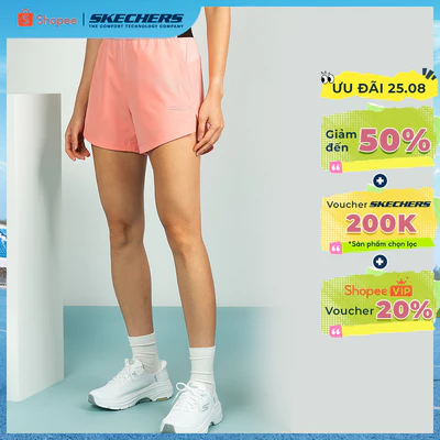 Quần Đùi Thể Thao Nữ Skechers Walking Performance Shorts-SP325W302-014F Online Sale