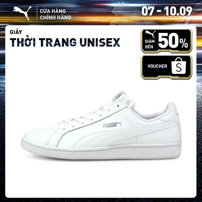 Giày thời trang PUMA Unisex Smash Leather Màu Trắng