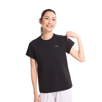 Áo Thun Tay Ngắn Nữ Skechers LifestylePhysicalAcademiaCollectionIconic Short Sleeve Tee-SL225W126-0018 Online Sale