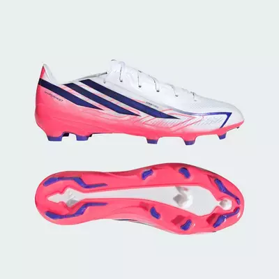 adidas Bóng đá Giày Đá Bóng Firm Ground F50 Hyperfast League Unisex trắng KJ3412