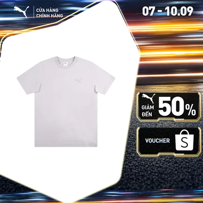 Áo Thun Thời Trang PUMA Nam WARDROBE ESS Logo Gray Echo Màu Xám