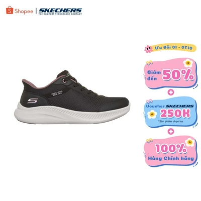 Giày Thể Thao Nữ Skechers Slip-Ins BOBS Sport Moda Flex Inspiring Me Thường Ngày - 117736-BLK