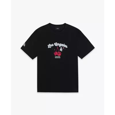 MLB - Áo thun unisex cổ tròn tay ngắn Summer Fruits_3ATSN6063-07BKS