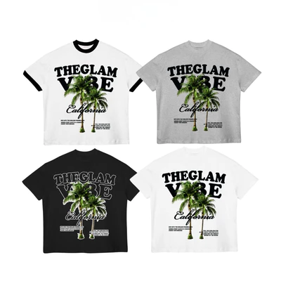 TheGlam CHÍNH HÃNG - Áo Thun Form Boxy "California Vibe" UNISEX Áo Hè - TS04-09
