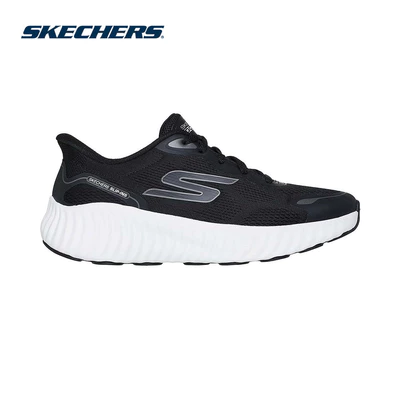 Giày Thể Thao Nữ Skechers Slip-Ins GOrun Now Regent Chạy Bộ Tập luyện - 129369-BKW Air-Cooled Goga Mat
