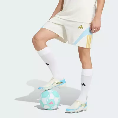 adidas Bóng đá QUẦN SHORT MESSI HOUSE OF TIRO Nam trắng KH0355