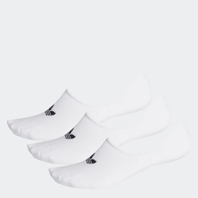 adidas Phong cách sống Bộ 3 đôi tất ẩn Unisex trắng FM0676