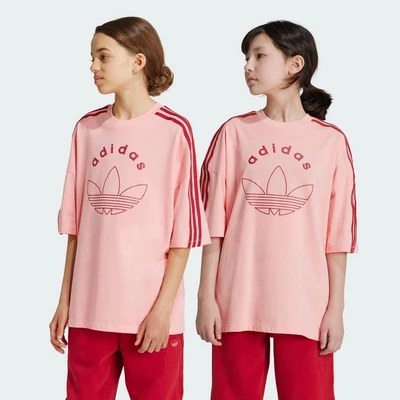adidas Phong cách sống Áo Thun Graphic Trẻ Em Trẻ em Hồng IY9544