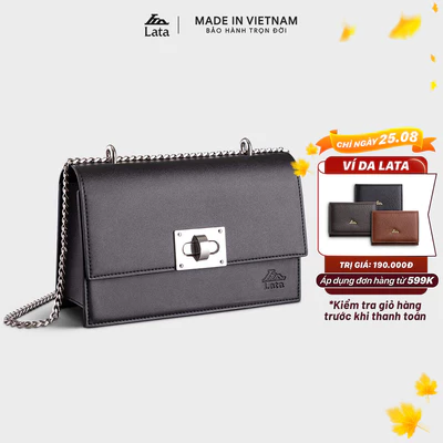 Túi Lata (Thời trang nữ đi chơi size 21- Túi đeo chéo da HN104)
