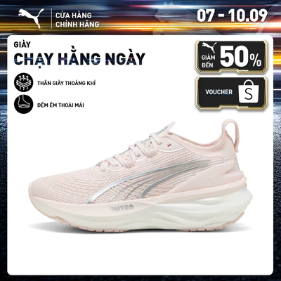 Giày Chạy Bộ PUMA Nữ ForeverRun NITRO 2 Wns Jasmine Flower-Silver Màu Hồng
