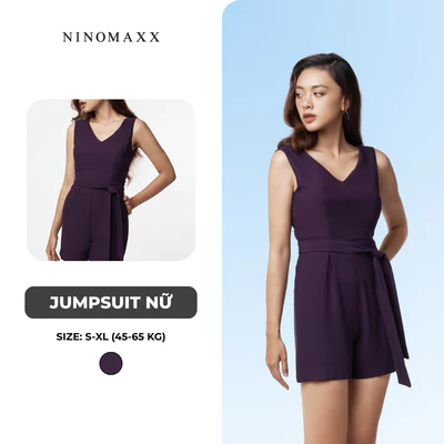 Jumpsuit Nữ Sát Nách Cột Dây N&M Thương Hiệu NINOMAXX 2201008