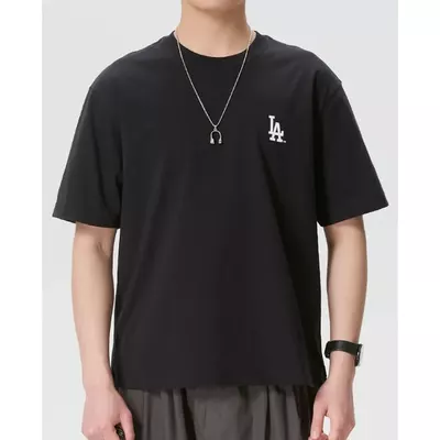 MLB - Áo thun unisex cổ tròn tay ngắn in họa tiết_3ATSN7663-07BKS