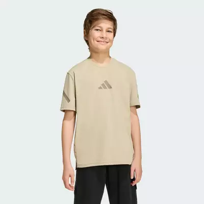 adidas Phong cách sống Áo Thun Co Giãn Z.N.E. Trẻ em nâu KC1961