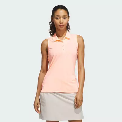 adidas Đánh gôn Áo Polo Trơn Không Tay Ultimate365 Nữ Hồng KG1454