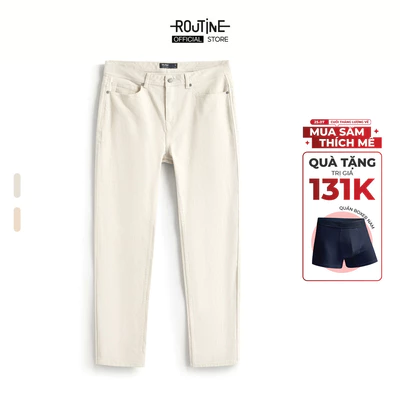 Quần Jeans Nam Trơn Form Slim - Routine 10S25DPA025