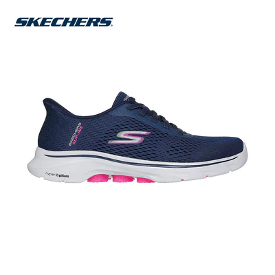 Giày Thể Thao Nữ Skechers Slip-ins GOwalk 7 Jayne Đi Bộ - 125253-NVPK Air-Cooled Memory Foam Online Sale