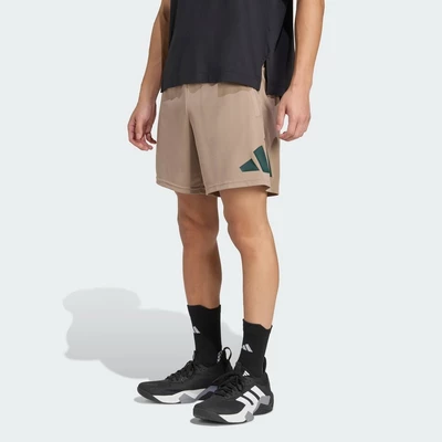adidas Gym & Training Quần Short Tập Luyện Train Essentials Có Logo Nam nâu JW7416
