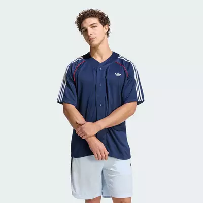 adidas Phong cách sống ÁO ĐẤU BÓNG CHÀY ADICOLOR Nam Màu xanh da trời KE0832