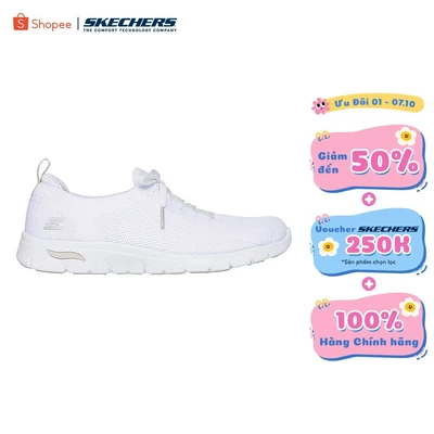 Giày Thể Thao Nữ Skechers Arch Fit Refine 2.0 Tenacious - 104688-WHT APMA