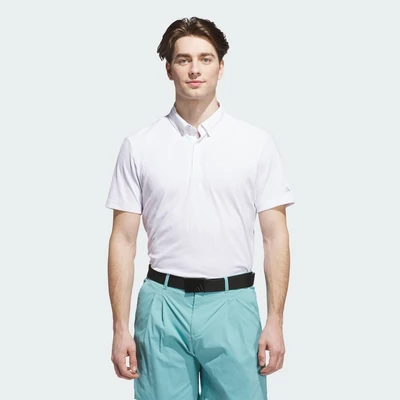 adidas Đánh gôn Áo Polo Họa Tiết – Lựa Chọn Hàng Đầu Nam trắng JL7892
