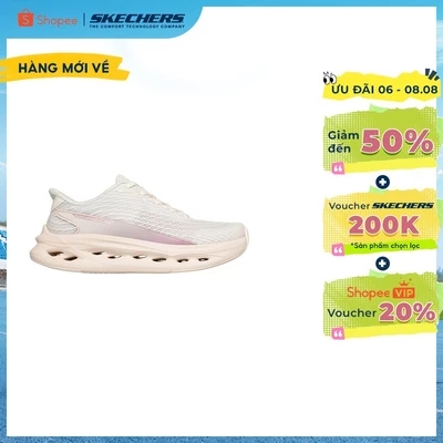 Giày Thể Thao Nữ Skechers Slip-ins Performance Max Cushioning Glide-Step Sapphire - 129404-OFWT Air-Cooled Goga Mat