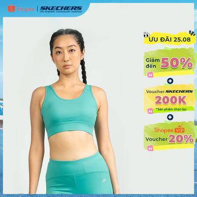 Áo Bra Thể Thao Nữ Skechers Running Performance Sports Bra - SP325W505-BB01