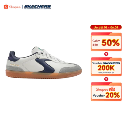 Giày Thể Thao Nam Skechers Court Classics Hotshot Claspe - 254155-GYNV Air-Cooled Memory Foam