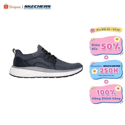 Giày Thể Thao Nam Skechers USA Streetwear Lancer Dalton - 210986-BKGY Air-Cooled Memory Foam