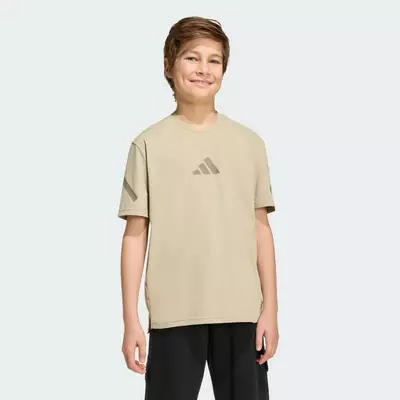 adidas Phong cách sống Áo Thun Co Giãn Z.N.E. Trẻ em nâu KC1961