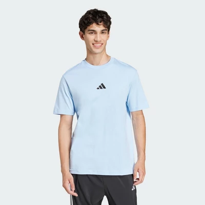 adidas Phong cách sống Áo Thun Single Jersey Logo Nhỏ Essentials Nam Màu xanh da trời JF1101