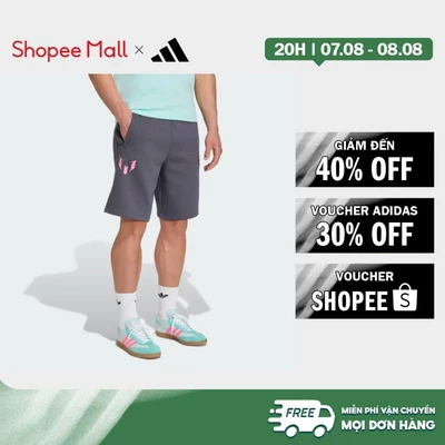 [Duy nhất 8.8 - VOUCHER 30%]adidas Bóng đá Quần Short Messi Nam Xám KD6409