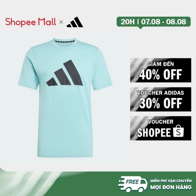 adidas Gym & Training Áo Thun Tập Luyện Train Essentials Feelready Có logo Nam Ngọc lam IW3347