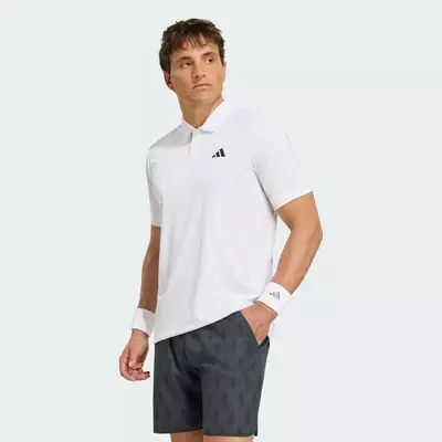 adidas Quần vợt ÁO POLO GRAPHIC CLUB TENNIS CLIMACOOL Nam trắng KS8274