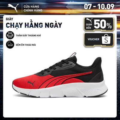 Giày Chạy Bộ PUMA Unisex FlexFocus Lite Modern For All Time Red- Black Màu Đỏ