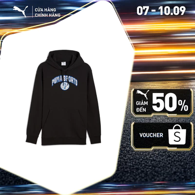 Áo Thun Tay Dài Thời Trang PUMA Nam WARDROBE ESS Hoodie Black Màu Đen