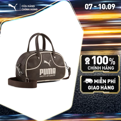 Túi Đeo Vai Thời Trang PUMA Unisex 1976 ARCHIVE Mini Grip Chocolate Fondue-Alpine Snow Màu Nâu