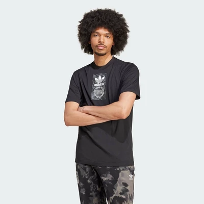 adidas Phong cách sống Áo Thun Camo Label Nam Đen IZ2516