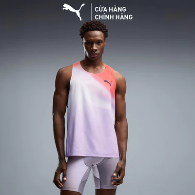 Áo Thun Chạy Bộ PUMA Nam M LIGHTSPEED UW GRHC SINGLET Inky Depths Màu Xám