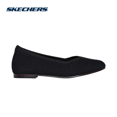 Giày Búp Bê Nữ Skechers Modern Comfort Cleo Square Blissful Soul - 159126-BBK Air-Cooled Memory Foam