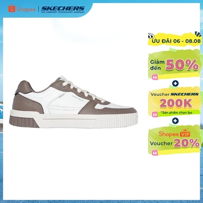 Giày Thể Thao Nam Skechers Court Classics Jade Strane-254043-WBR Air-Cooled Memory Foam Online Sale