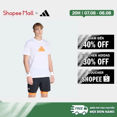 [Duy nhất 8.8 - VOUCHER 30%]adidas Quần vợt ÁO THUN GRAPHIC TENNIS CLAY IS NOT Nam trắng KB9429