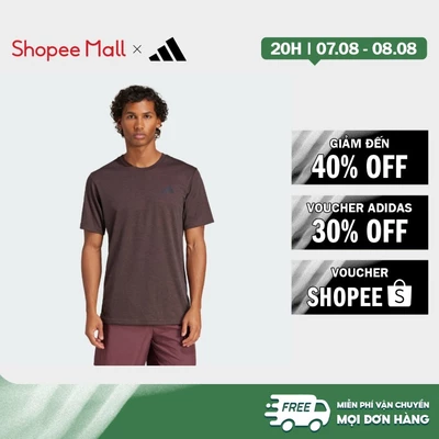 [Duy nhất 8.8 - VOUCHER 30%]adidas Gym & Training Train Essentials Feelready Novelty Tee Men Burgundy JC7737